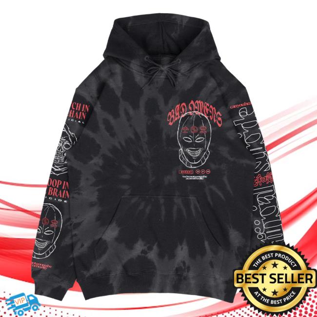 Official Bad Omens Merch White Noise Dye Sweatshirt