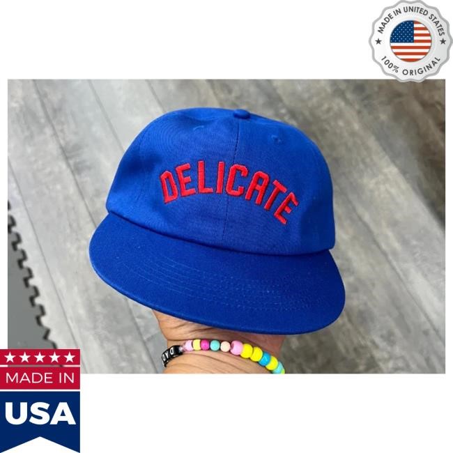 Official Hello Merch Blue Delicate Hat HelloMerch Official Hello Merch Blue Delicate Cap HelloMerch