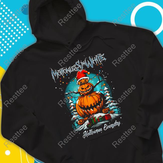 Motionless In White Merch Halloween Everyday Tee Official Halloween Everyday Tee