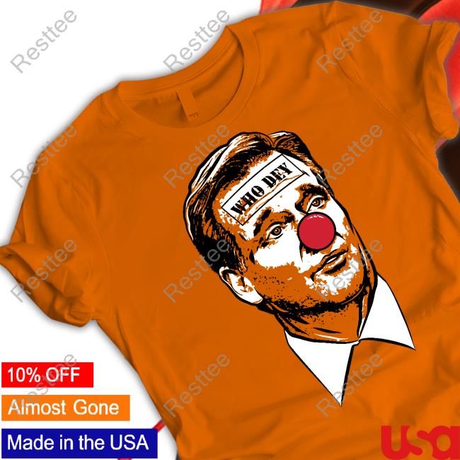 Official Who Dey Cin Clown Shirt