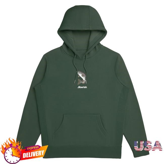 Official Jiberish Catch & Release Hoody Ivy Official Jiberish Clothing Catch & Release Attractive Hoodie Ivy