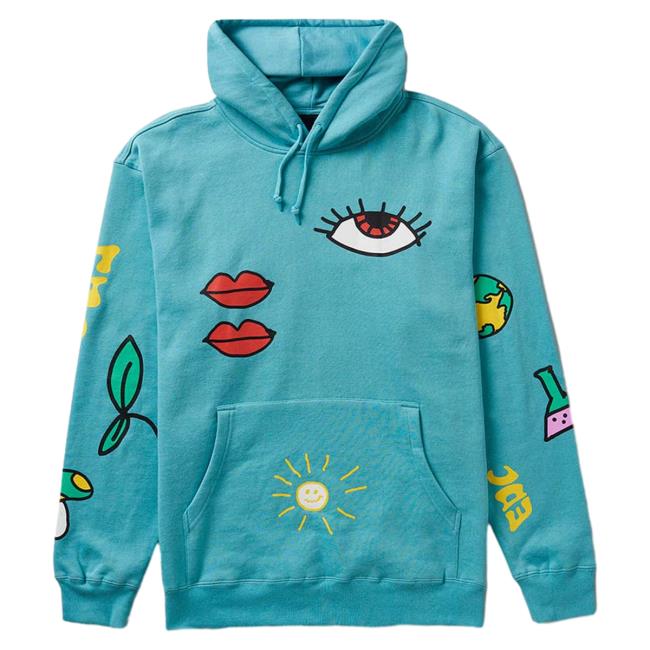 Official Insomniac Shop Merch Store InsomniacShop EDC All Are Welcome Characters Crewneck Sweatshirt