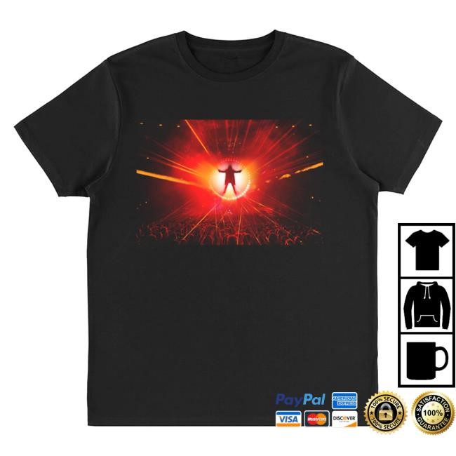 Stage Shot Shirt Black New T-Shirt - David Gilmour Stage Shot Shirt Black Shirt - David Gilmour