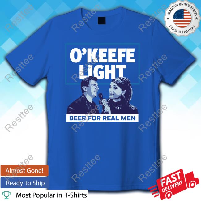 OMG O'Keefe Light Long Sleeved T Shirt O'keefe Light Beer For Real Men Long Sleeve