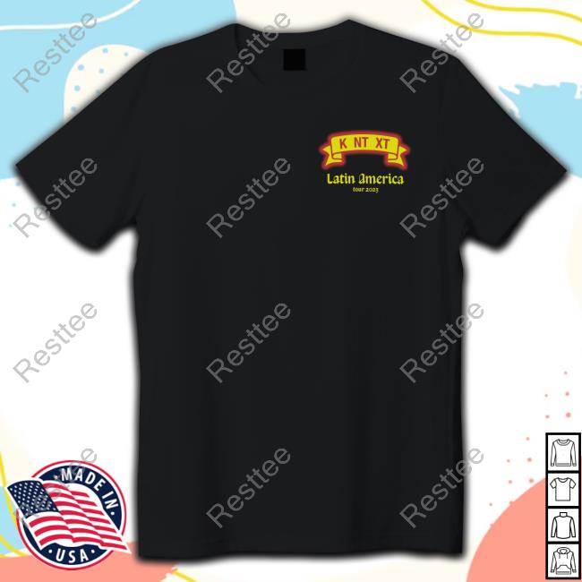 KNTXT Shop Latin America Tour TShirt