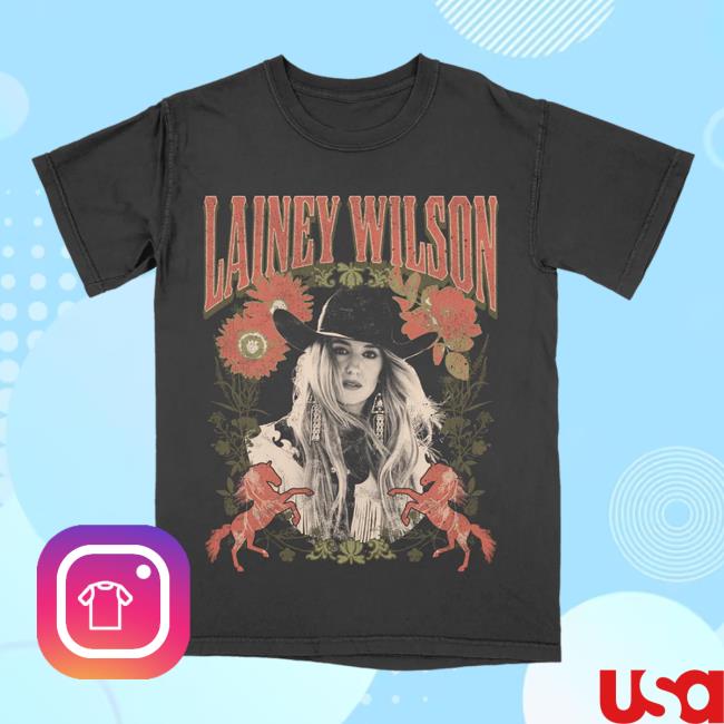 Floral Portrait Tour Tee Shirt