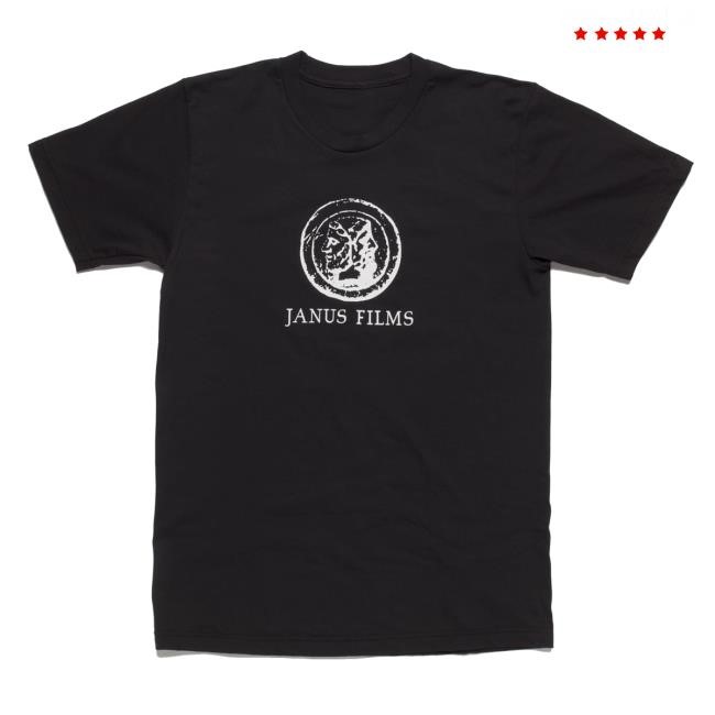 Official Criterion Merch Shop Black Janus Films Tee