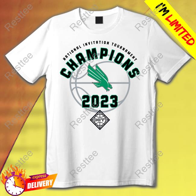Voertman's Merch North Texas Nit National Invitation Tournament Champions 2023 Tee