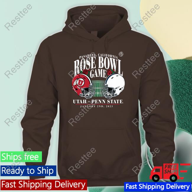 Pasadena California Rose Bowl Game Utah Vs Penn State 2023 Shirt Official Fanatics Merch Penn State Nittany Lions vs. Utah Utes Fanatics Branded 2023 Rose Bowl Matchup Old School T-Shirt