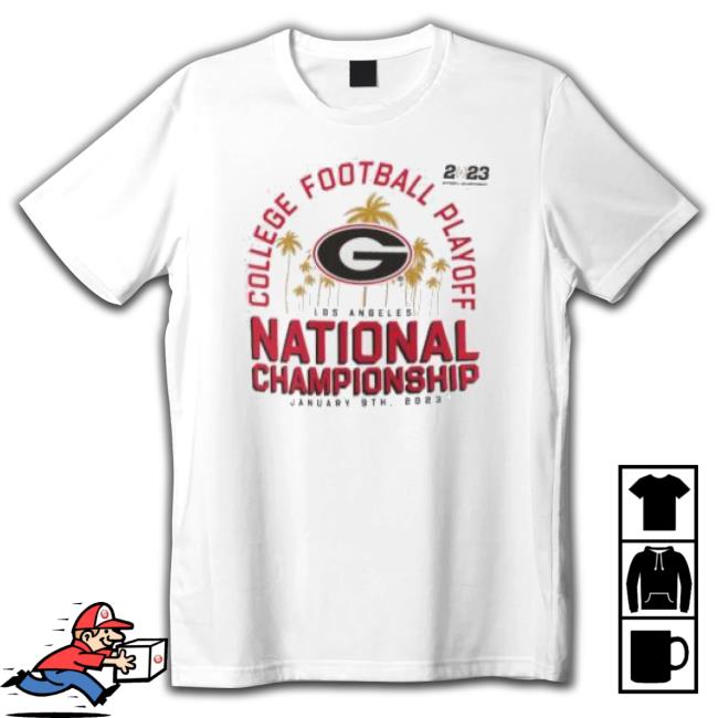 Georgia Bulldogs College Football Playoff 2023 National Championship Game Return Run Hooded Sweatshirt