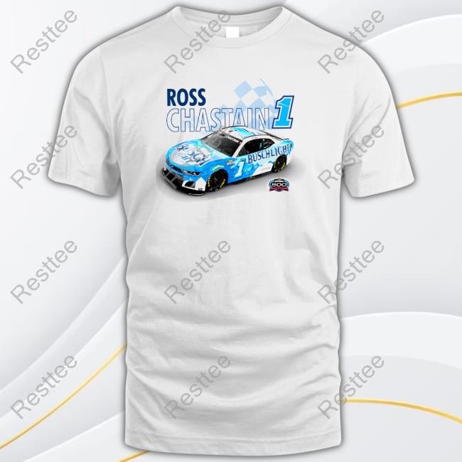 Busch Beer Ross Chastain T Shirt Daytona500