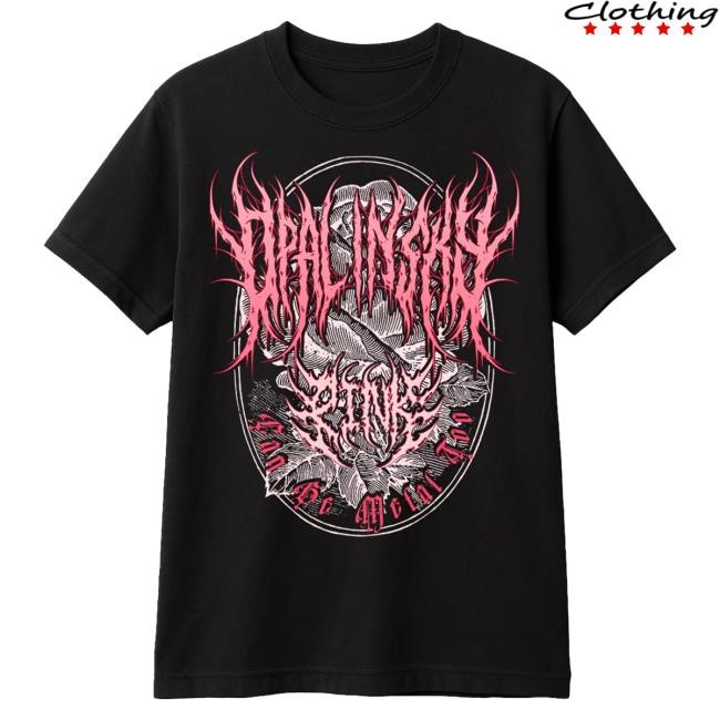 Opal In Sky “Pink Can Be Metal Too” Pink Unisex Crewneck Sweatshirt