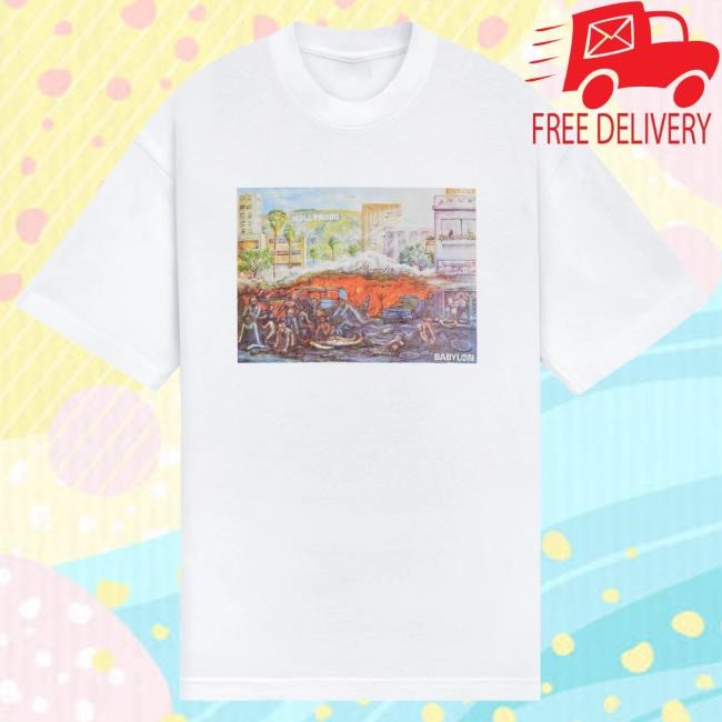 Official Babylon LA OIL PAINTING T Shirt Official Babylon LA OIL PAINTING Shirts