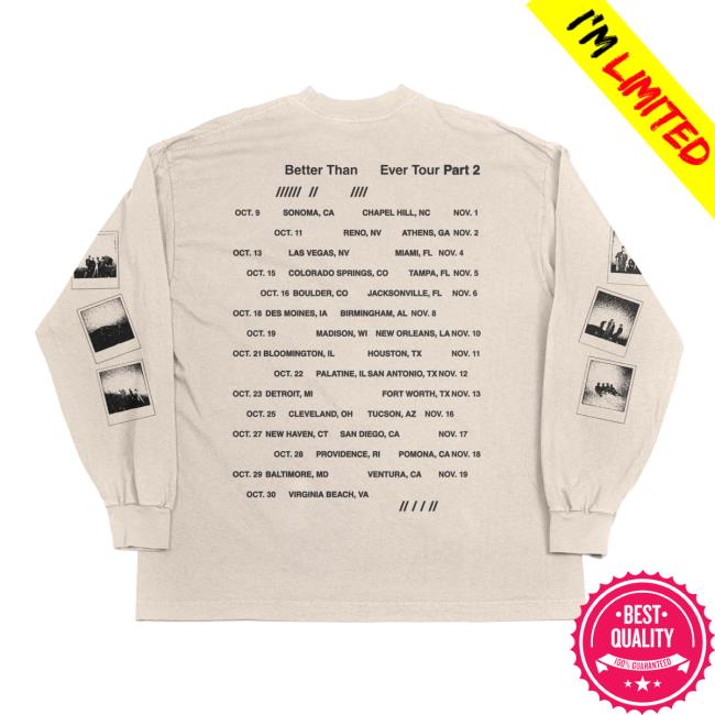 Official Polaroid Tour Hoodies Polaroid Tour Sweaters