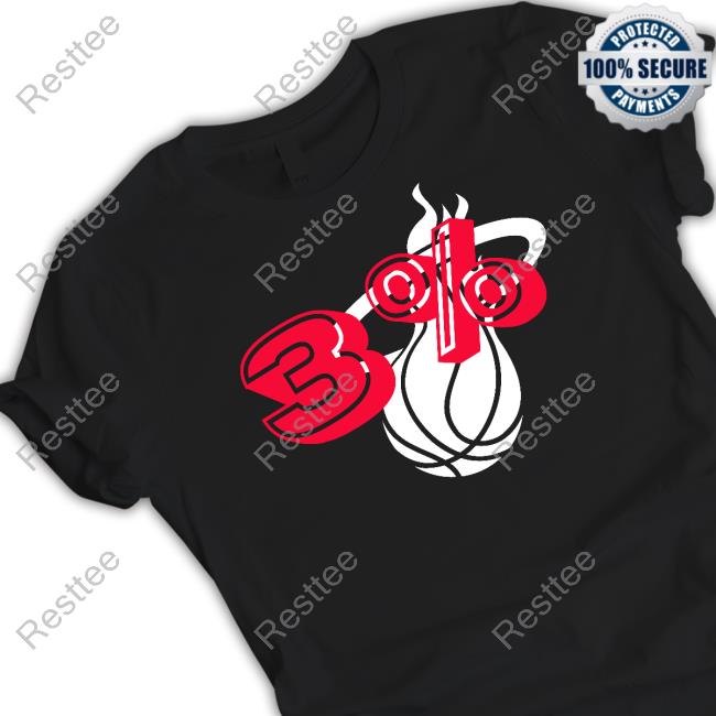 Official 3% Miami Heat Tee Shirt