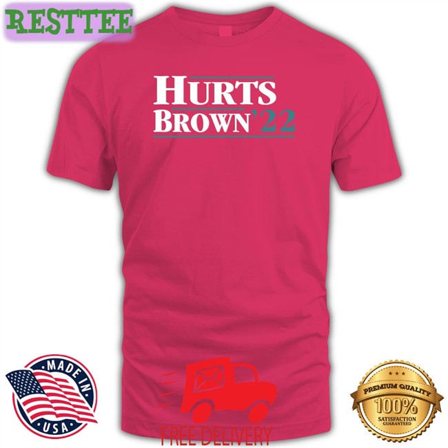 Hurts Brown 22 T-Shirt Pamela Hurts Jalen Hurts A.J. Brown