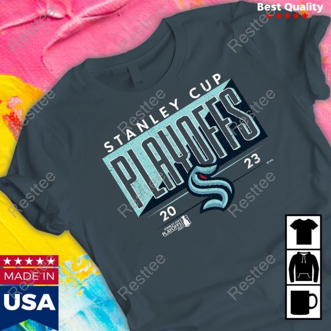 Official NHL Shop Seattle Kraken 2023 Stanley Cup Playoffs T-Shirt