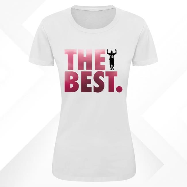 Official Messi Merch Store Lionel Messi The Best Small Silhouette Women's Popover Shirt Messi Clothing Shop