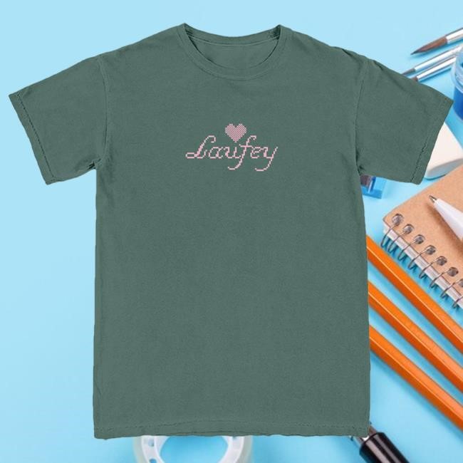 Official Laufey Cross-Stitch Tee Limited Edition