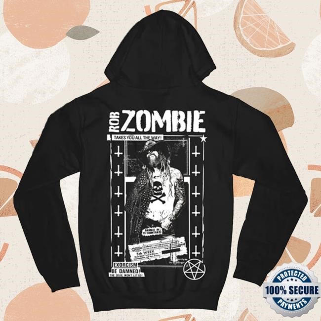 Official Rob Zombie Merch Store Devil Movie Zip Attractive Hoodie RobZombie