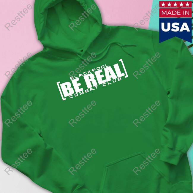 Blackpool Be Real T-Shirt ShopAEW Merch Blackpool Be Real Long Sleeve Tee