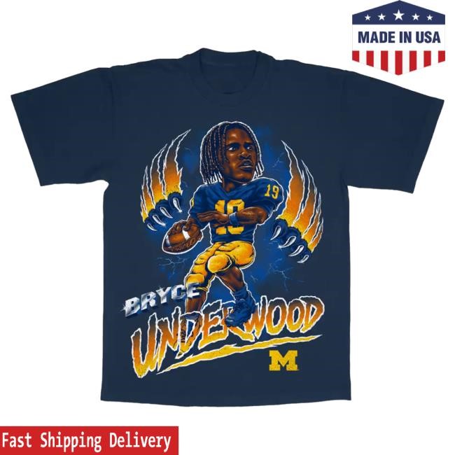 Official Kiwiclo X Bryce Underwood Navy T Shirt