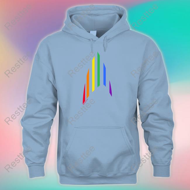 Star Trek Store Star Trek The Original Series Pride Rainbow Hoodie Jason72781