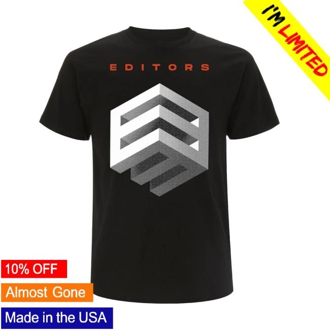 Editors Tour 2022/23 Black New T-Shirt Editors Band Official Editors Band Merch Store Editors Tour 2022/23 Black Shirt Editors Band