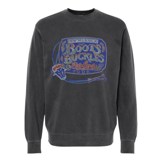 Boots, Buckles & Bowties Faded Pullover Hoodie Ian Munsick Boots, Buckles & Bowties Faded Hoodie Sweatshirt Ian Munsick