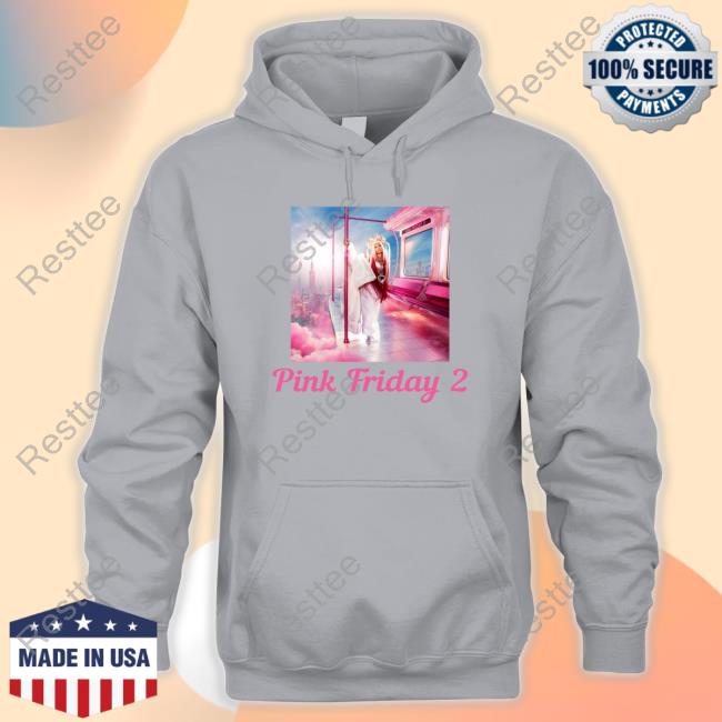Official Aaliyah Hut Nicki Minaj Pink Friday 2 Tee Shirt Official Aaliyah Hut Nicki Minaj Pink Friday 2 T Shirt