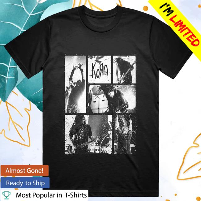 Official Rockabilia Merch Korn Blocks Slim Fit T-Shirt