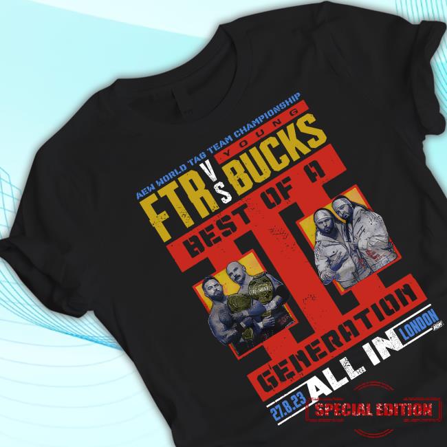 ShopEAW All In 2023 Matchup FTR vs. Young Bucks Hoodie