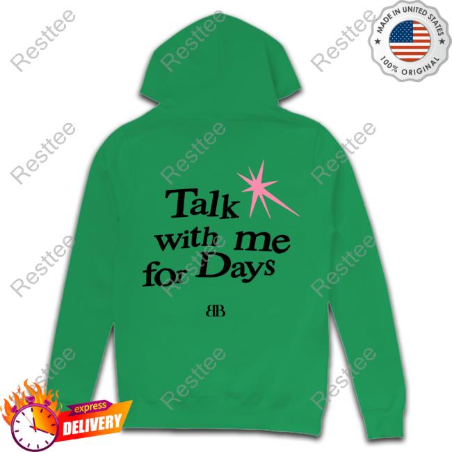 Benson Boone Pulse Talk With Me For Days Tee Shirt Talk With Me For Days Shirt