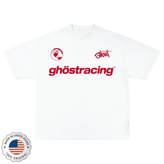 Official Ghost Racing Ghost Girl Red Tee - White