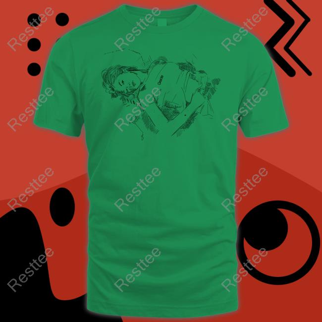 Gracie Portrait Sketch Shirt White