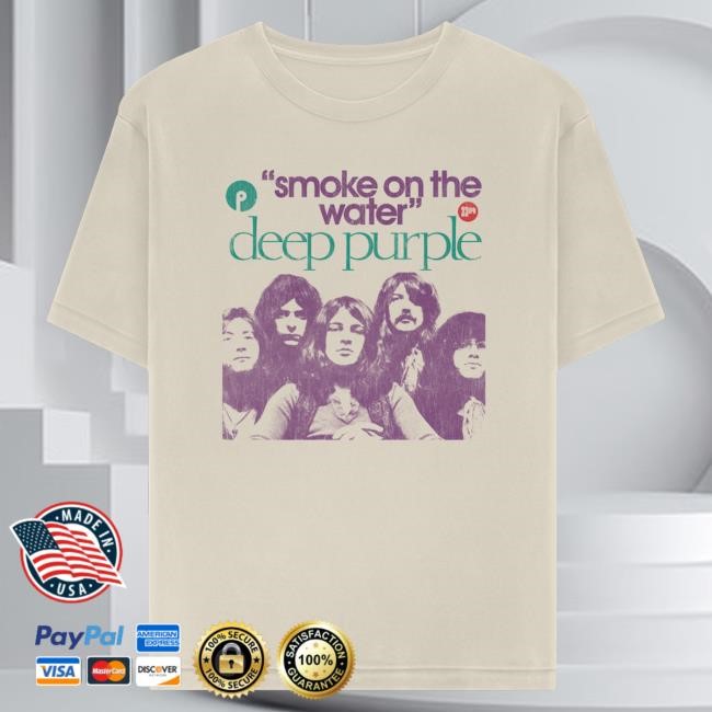 Deep Purple Smoke on the Water Photo T Shirt