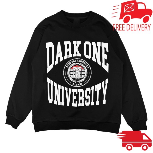 Dark One University New Crewneck Sweatshirt Official Lil Darkie Merchandise — Small Dark One