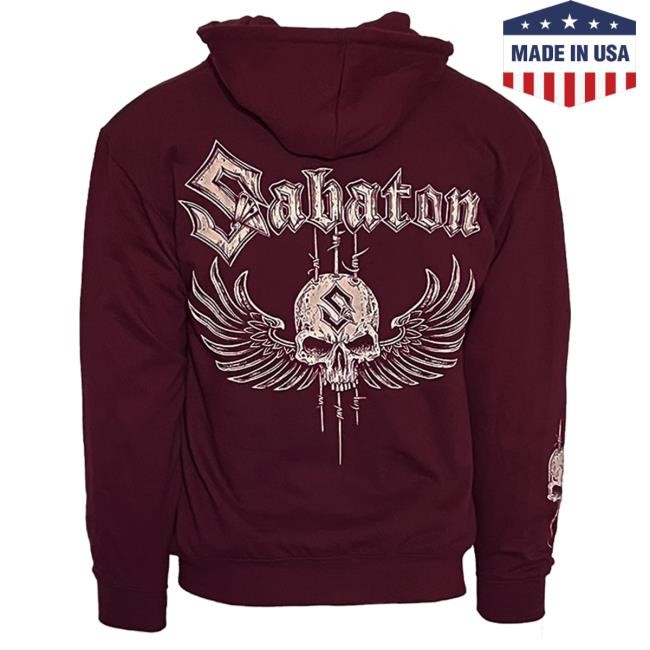 Official Sabaton Never-Ending Zip Attractive Hoodie