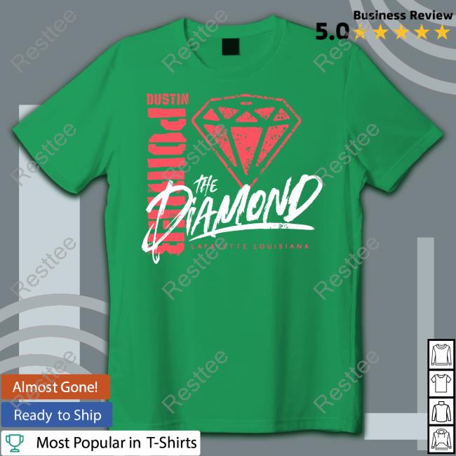 Parish Ink Store Dustin Poirier The Diamond Lafayette Louisiana Tee Shirt
