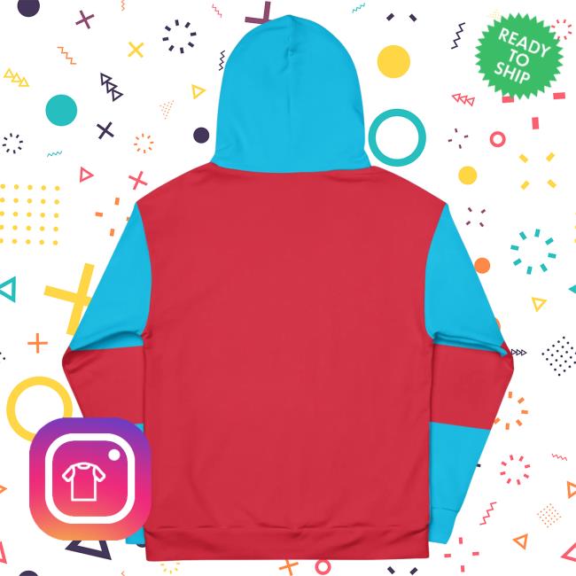 Official Avalon7 Zenith Tech Hoodie Unisex Pullover Hoodie - Red And Blue Official Avalon7 Zenith Tech Hoodie Unisex Sweaters - Red And Blue