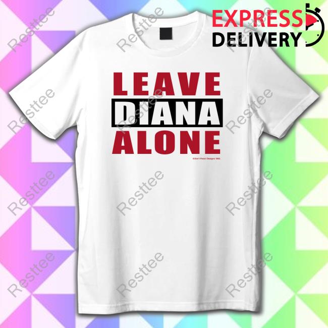 Great British Getty Images Leave Diana Alone Crewneck Sweatshirt