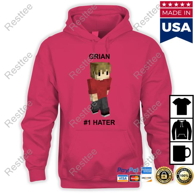 Grian #1 Hater T-Shirt Official Grian #1 Hater T Shirts