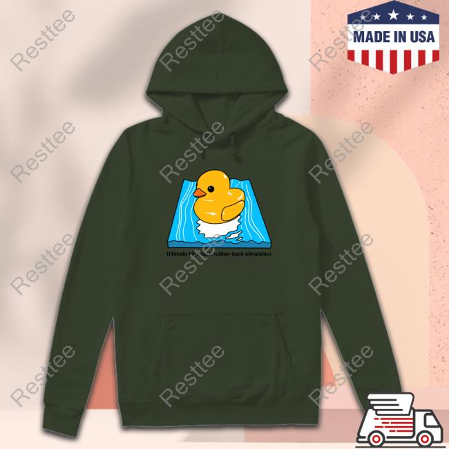 Official Ultimate High-Tech Rubber Duck Simulation Shirt Turbo Lento Basic Plastic Duck Sweatshirt