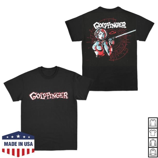 Bandward Lazer Print Tee — Goldfinger Line Crowd-Tone Lazer Tee for Goldfinger Fans