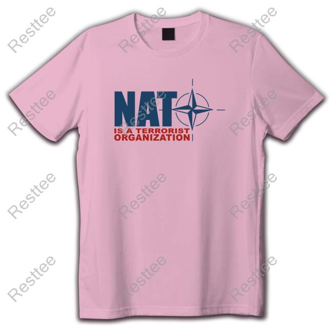 Nato Is a Terrorist Organization Retro Shirt Nato Is a Terrorist Organization Tee By Revolutionary Black