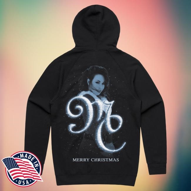 Mariah Carey Official Christmas Time Tour Merch Zip Up Attractive Hoodie Mariah Carey Official Christmas Time Tour Merch Zip Up Hooded Sweatshirt