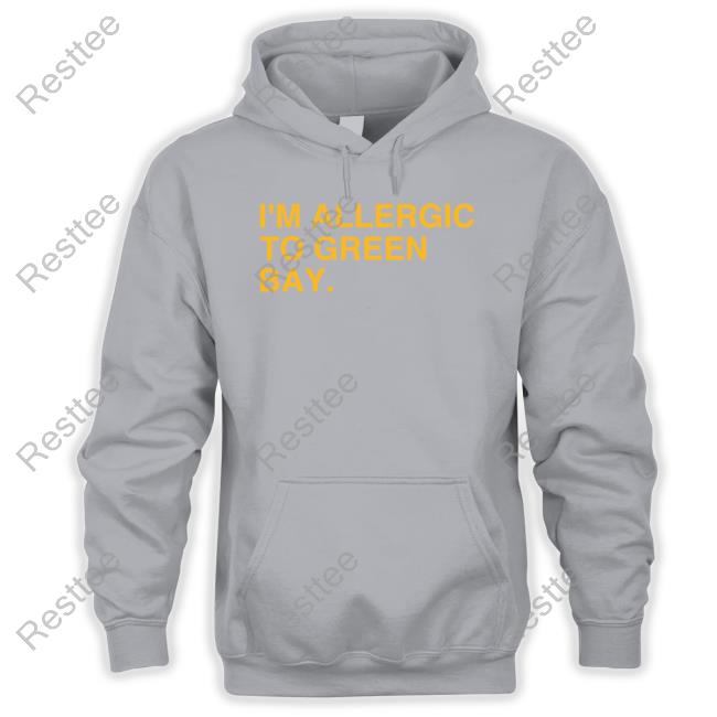 Obvious Shirts Shop I'm Allergic To Green Bay Minnesota Shirts Mike Dubs Radio