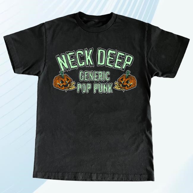 Generic Pop Punk - Pumpkin Edition New Tee Neck Deep Official Store Merch