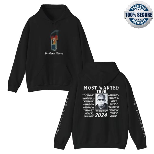 Official Bad Bunny Merch Store Most Wanted Tour - Burning Telephone Tour Dates Tee Bad Bunny Clothing Shop BadBunny