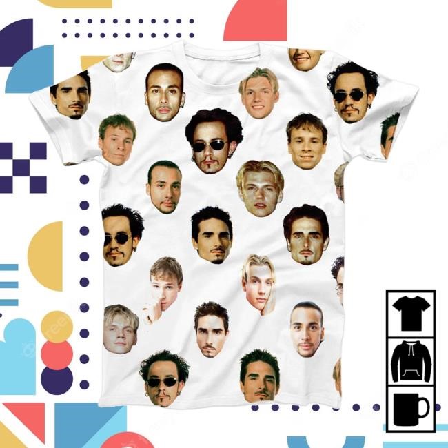 Official Backstreet Boys Merch Store Checkerboard Faces Shirt – Backstreet Boys